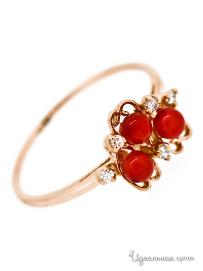 Кольцо Charme, цвет цвет красный