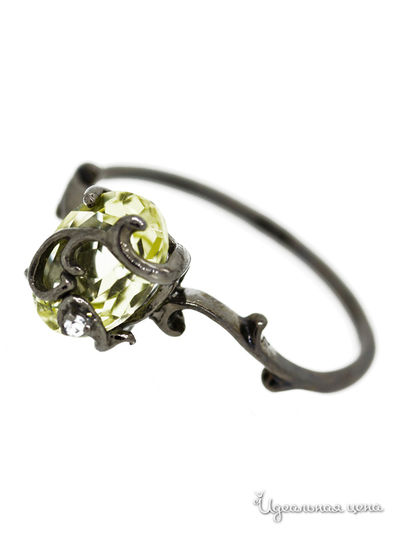 Кольцо Charme, цвет цвет желтый / белый