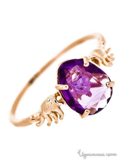 Кольцо Charme, цвет цвет фиолетовый / белый