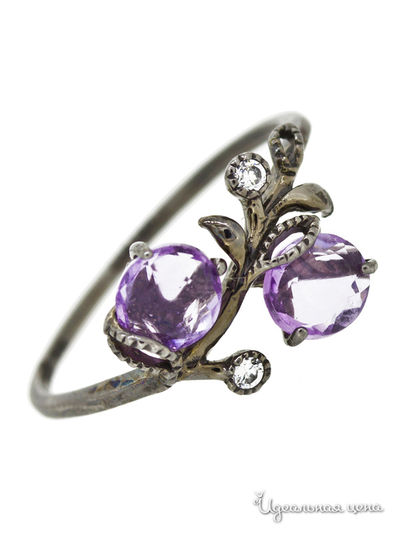 Кольцо Charme, цвет цвет фиолетовый / белый