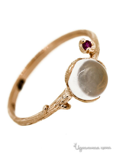 Кольцо Charme, цвет цвет розовый / красный