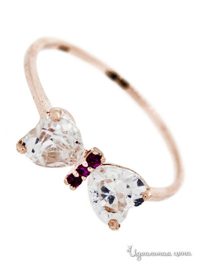 Кольцо Charme, цвет цвет белый / красный