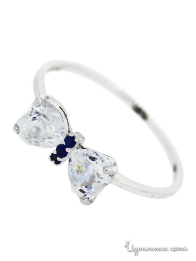 Кольцо Charme, цвет цвет белый / синий