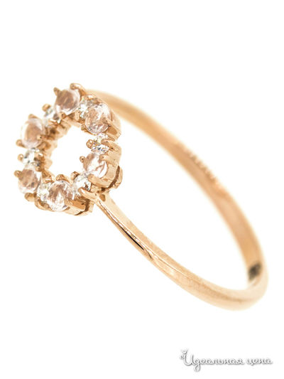 Кольцо Charme, цвет цвет розовый / белый