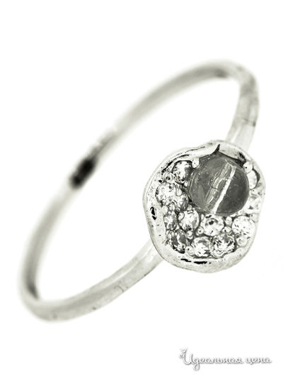 Кольцо Charme, цвет цвет голубой / белый