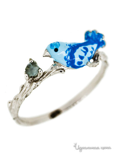Кольцо Charme, цвет цвет голубой