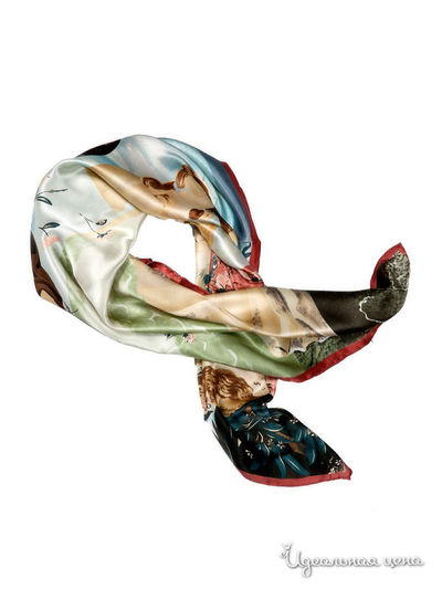 Платок Sabellino, цвет цвет зеленый