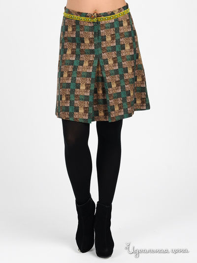 Юбка GAS, цвет цвет травяной / песочный