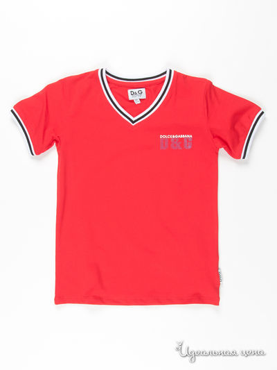 Футболка Dolce&Gabbana junior, цвет цвет красный