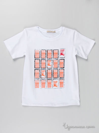 Футболка Burberry, цвет цвет белый