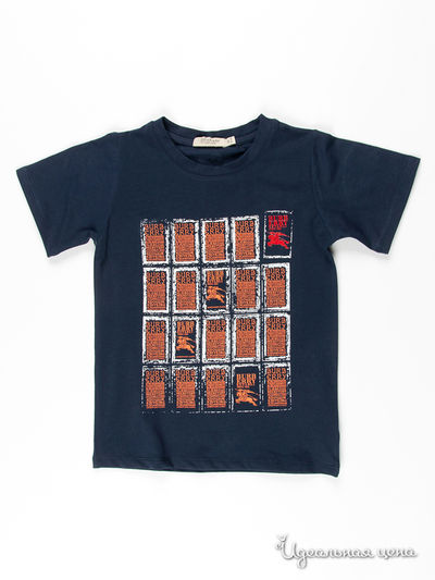 Футболка Burberry, цвет цвет темно-синий