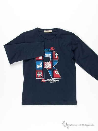 Лонгслив Burberry, цвет цвет темно-синий