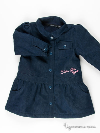 Пальто Calvin Klein Jeans, цвет цвет джинсовый
