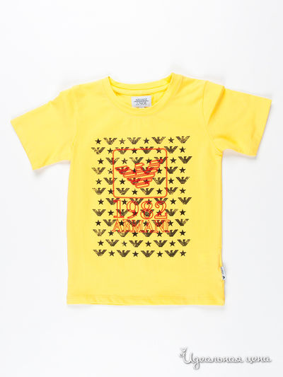 Футболка Armani Junior, цвет цвет желтый