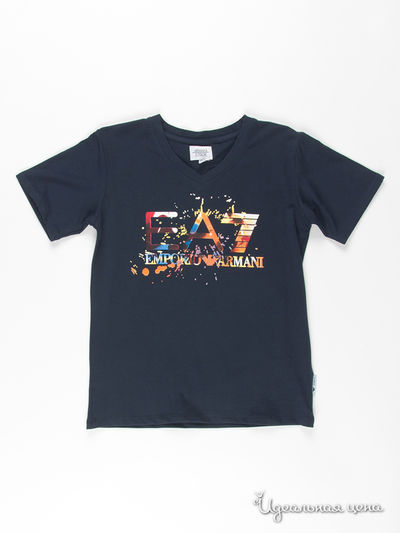 Футболка Armani Junior, цвет цвет темно-синий