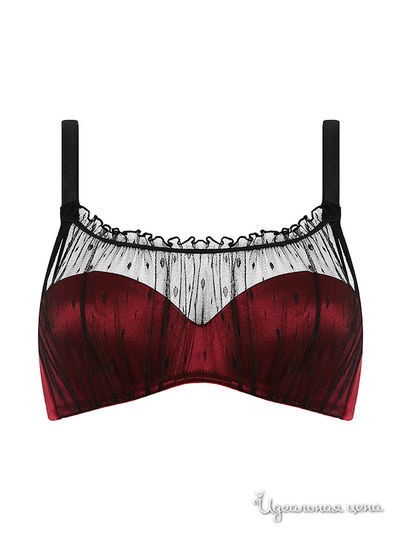 Бюстгальтер Charmante, цвет цвет красный / черный