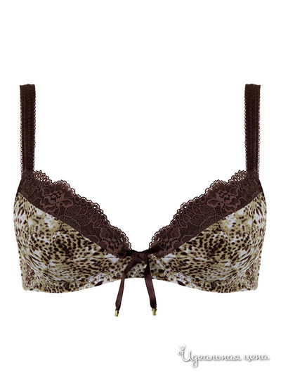 Бюстгальтер Charmante, цвет цвет шоколадный / леопард