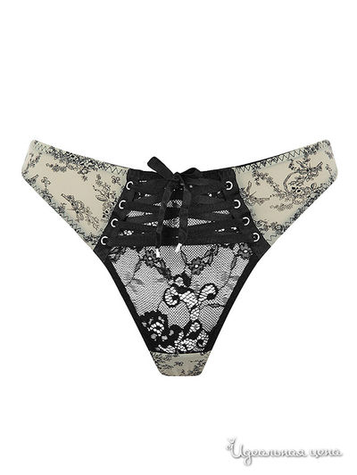 Трусы Charmante, цвет цвет черный / цветочный