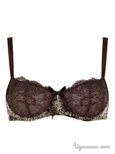 Бюстгальтер Charmante, цвет цвет шоколадный / леопард