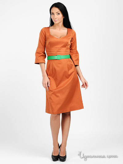 Платье Scapa, цвет цвет терракотовый