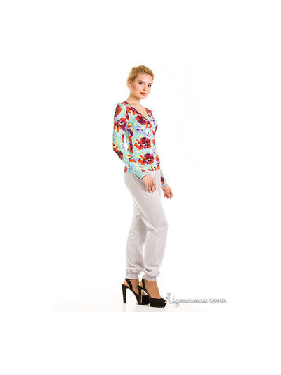 Лонгслив Remix, цвет цвет голубой