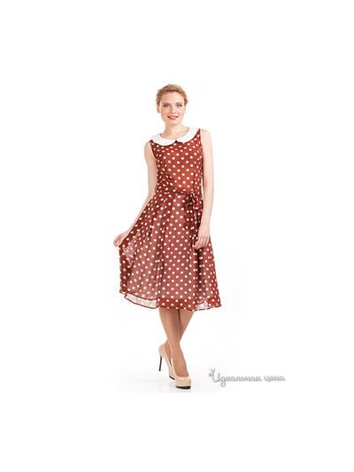 Платье Remix, цвет цвет коричневый