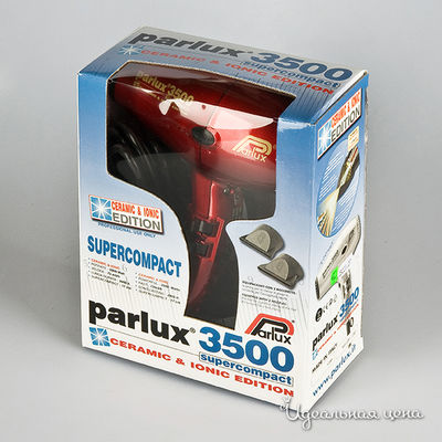 Фен Parlux 3500 Ion/Cer 2000W, красный