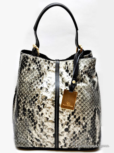 Сумка Puntotres, цвет цвет серый