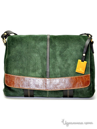 Сумка Puntotres, цвет цвет болотный