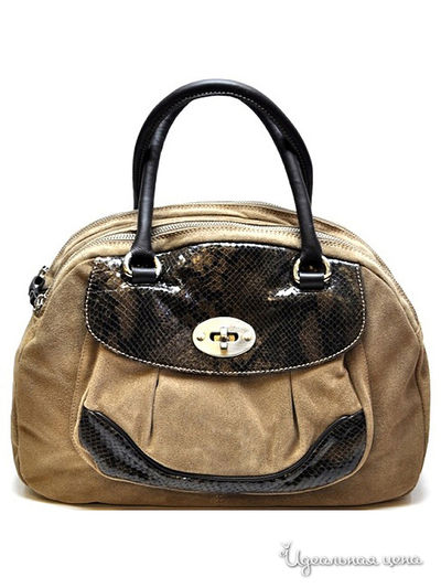 Сумка Puntotres, цвет цвет бежевый