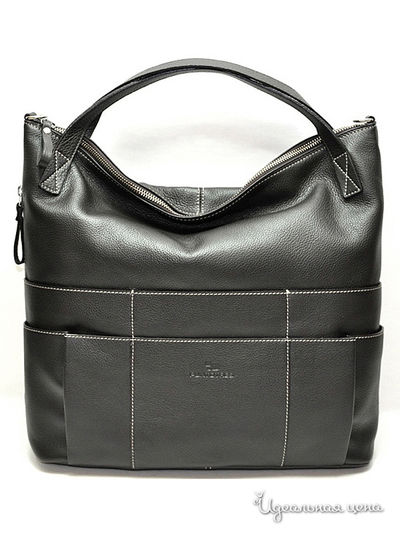 Сумка Puntotres, цвет цвет темно-коричневый