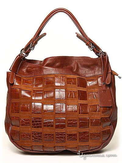 Сумка Puntotres, цвет цвет коричневый