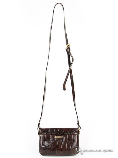 Сумка Puntotres, цвет цвет темно-коричневый