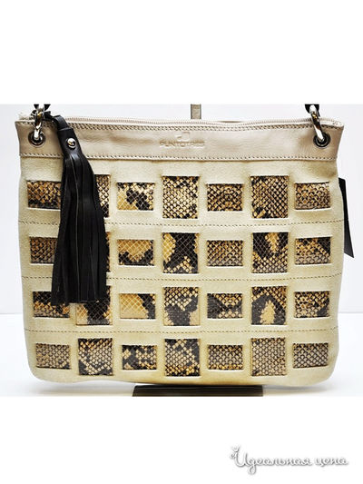 Сумка Puntotres, цвет цвет бежевый