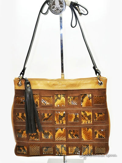 Сумка Puntotres, цвет цвет коричневый