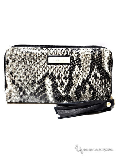 Кошелек Puntotres, цвет цвет серо-бежевый