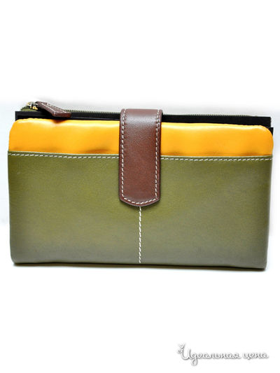 Кошелек Puntotres, цвет цвет зеленый