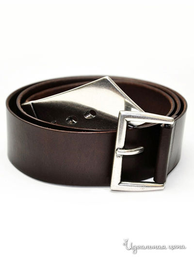 Ремень Puntotres, цвет цвет темно-коричневый