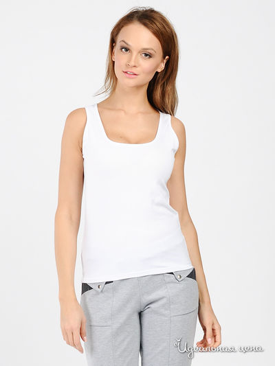 Майка Alfa, цвет цвет белый