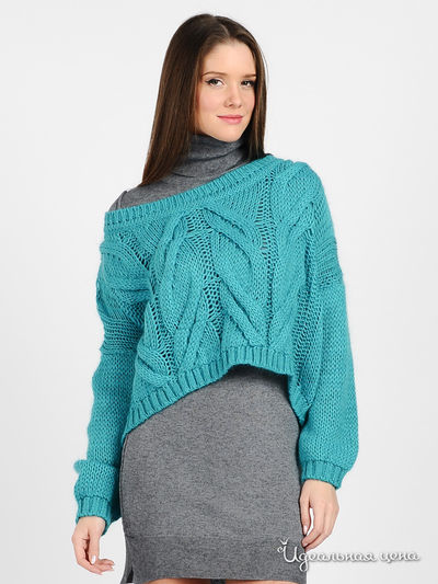 Джемпер Pois, цвет цвет бирюзовый