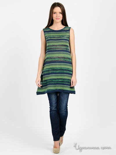 Платье Pois, цвет цвет синий / зеленый