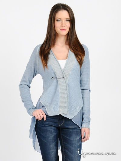 Кардиган Pois, цвет цвет голубой