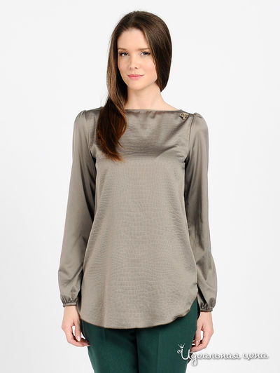 Блузон Pois, цвет цвет кофейный