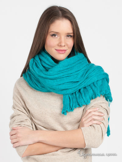 Шарф Pois, цвет цвет бирюзовый
