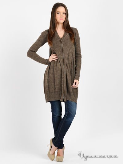 Кардиган Pois, цвет цвет коричневый