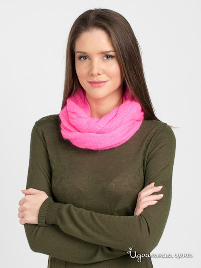 Шарф-труба Pois, цвет цвет ярко-розовый