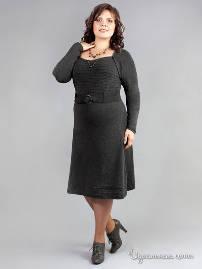 Платье Natura, цвет цвет графитовый меланж