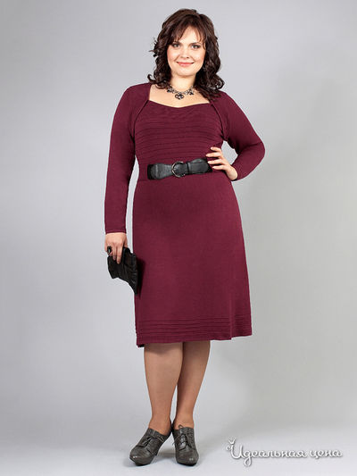 Платье Natura, цвет цвет вишневый