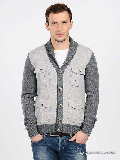 Кардиган Gran Sasso, цвет цвет серый