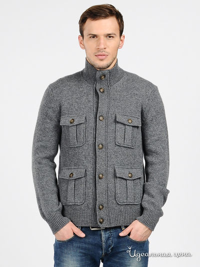 Кардиган Gran Sasso, цвет цвет серый